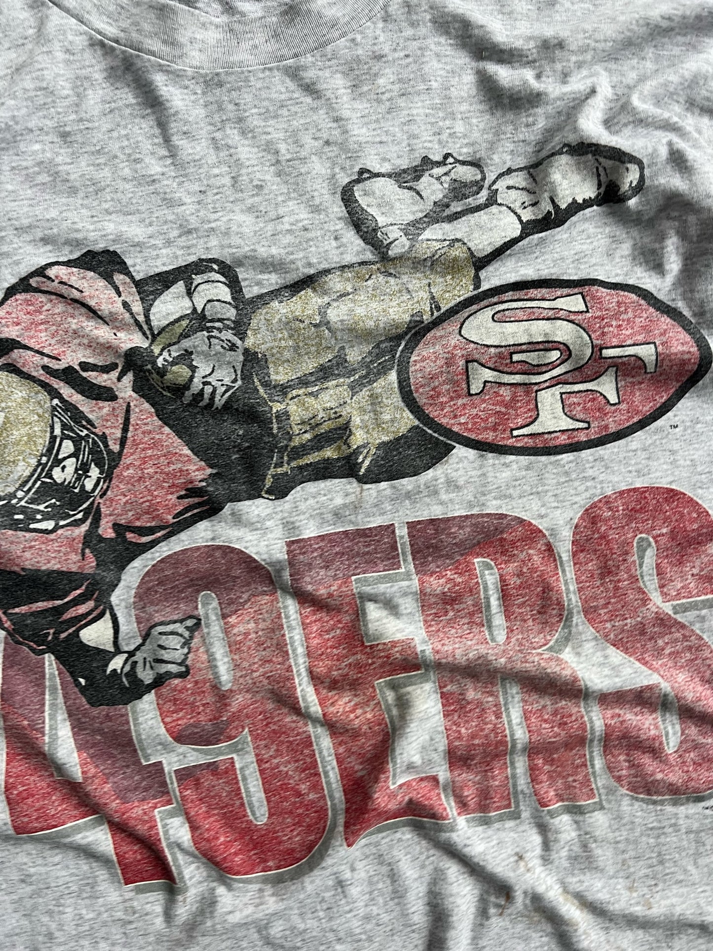 Vintage Faded San Francisco 49ers Shirt - XL