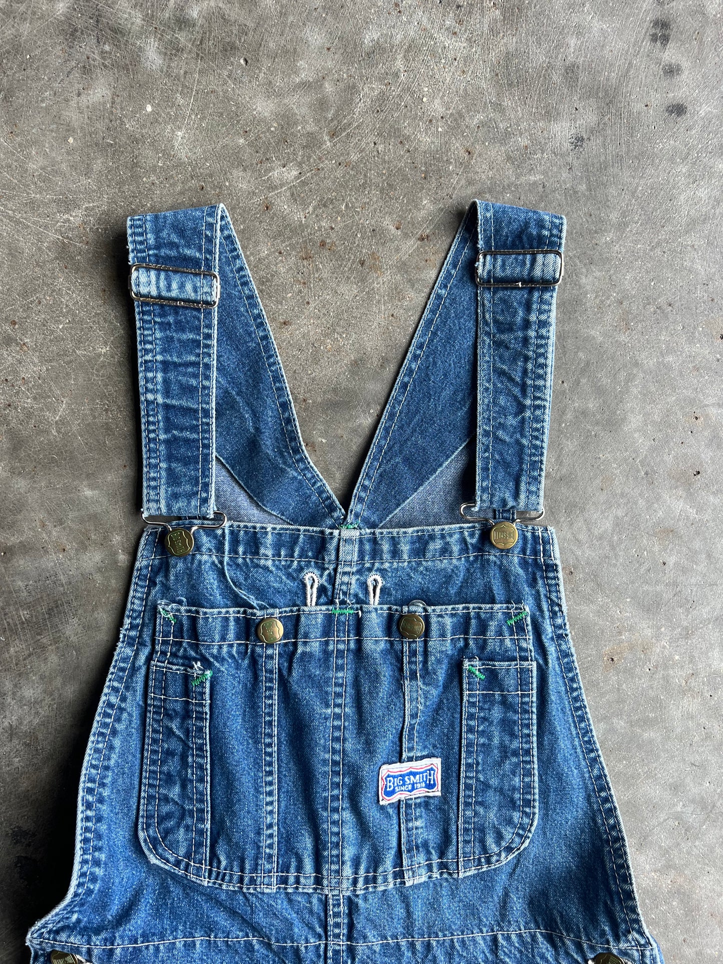 Vintage Big Smith Overall Shorts - M