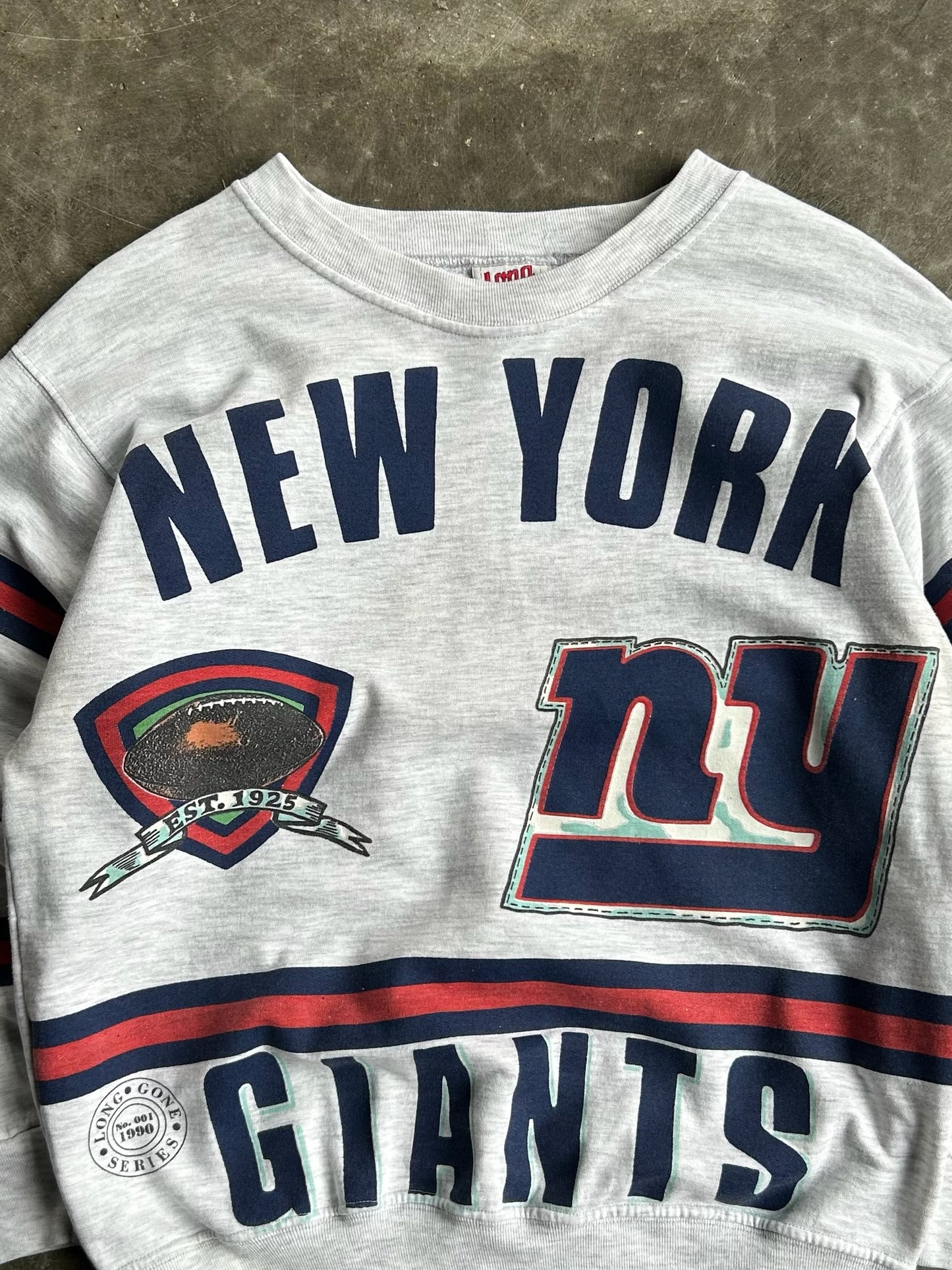 Vintage New York Giants Long Gone Crew - M