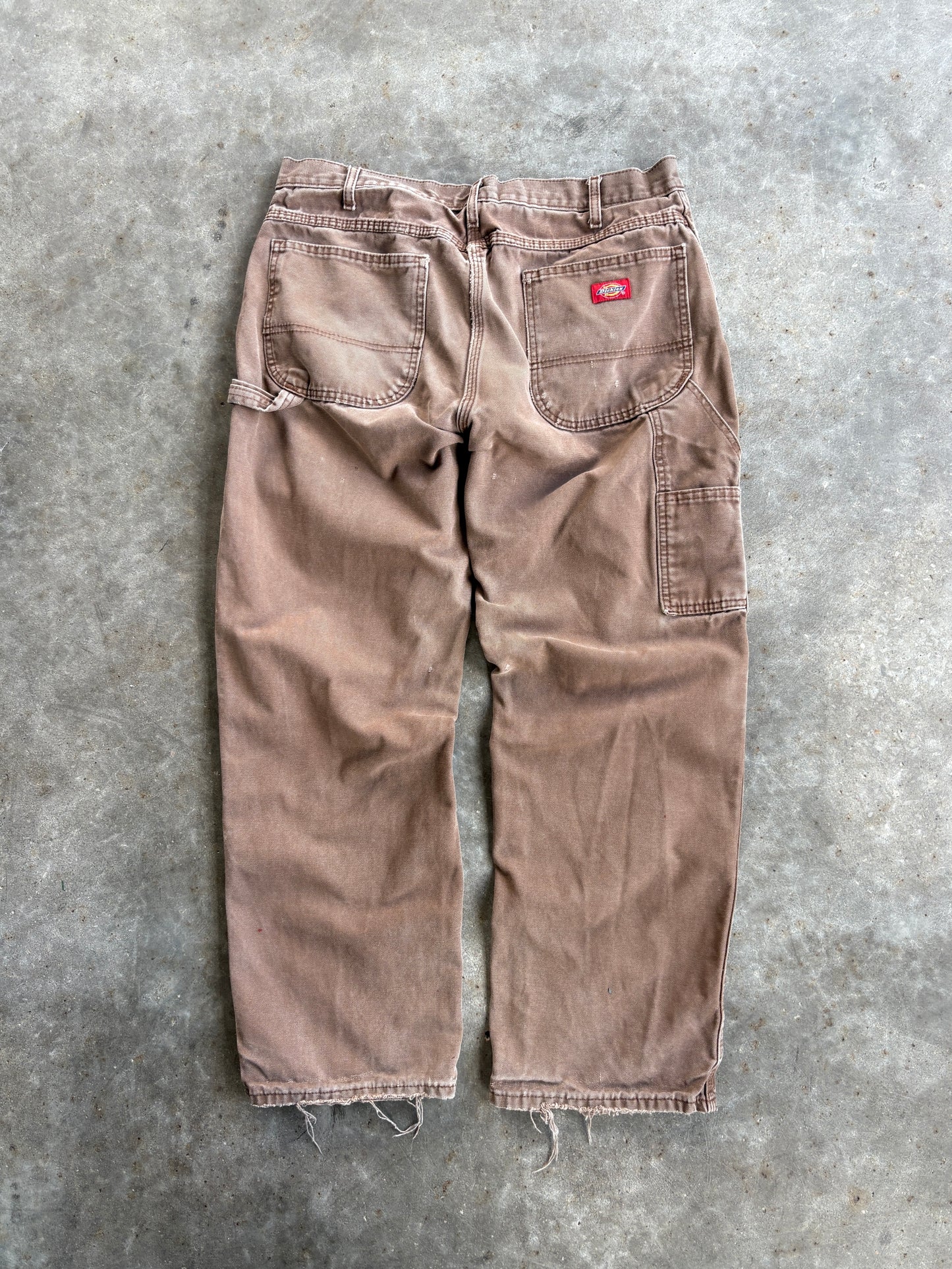 Vintage Light Brown Distressed Dickies Carpenter Pants - 34