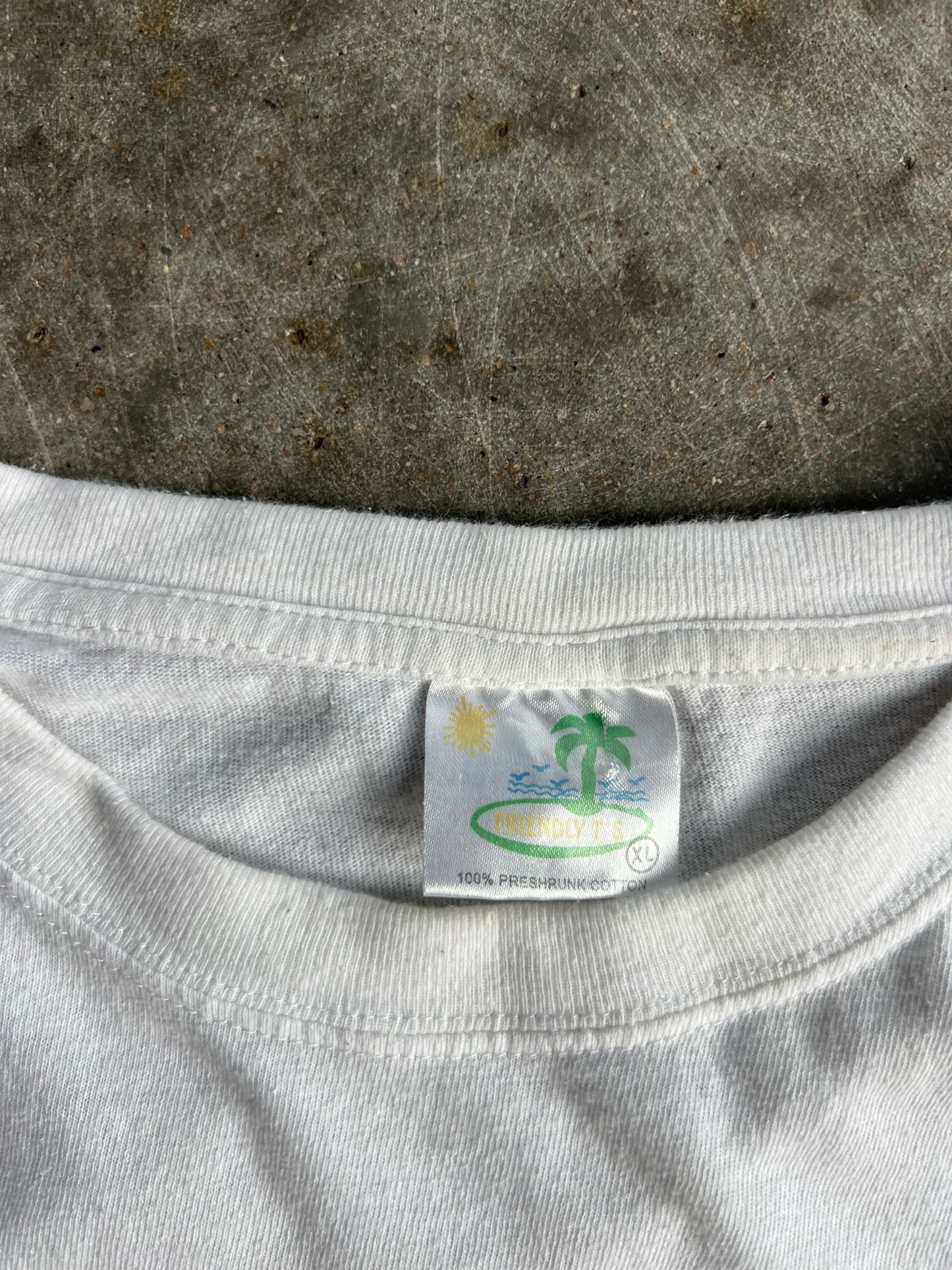 Vintage White Rasta Park Jamaica Shirt - L