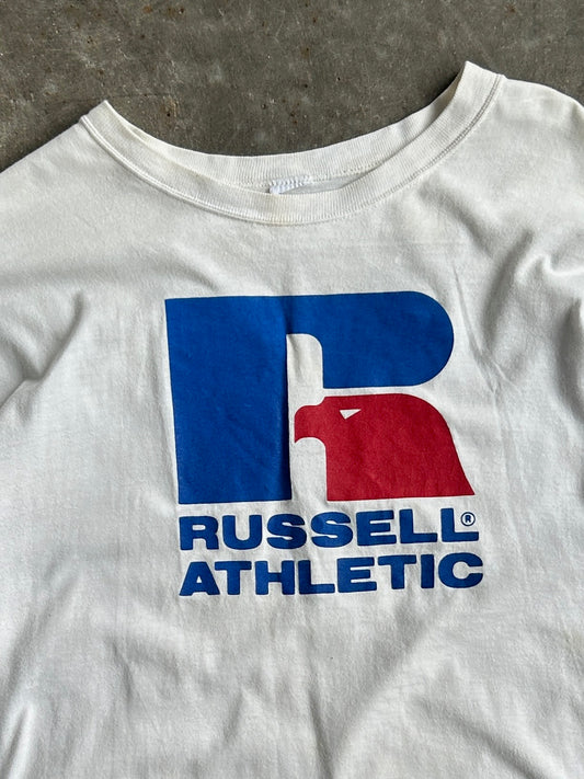 Vintage Cropped Russell Athletic Shirt - XL