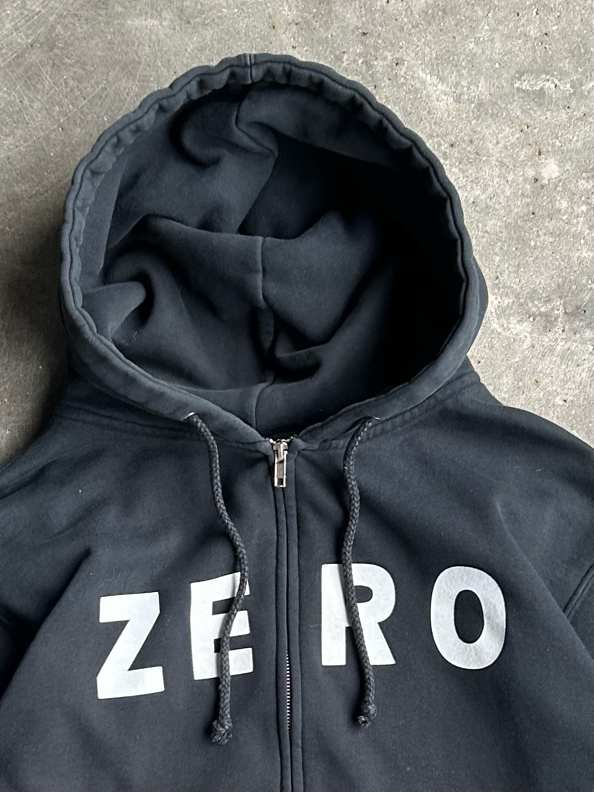 Vintage Black ZERO Zip Up - S