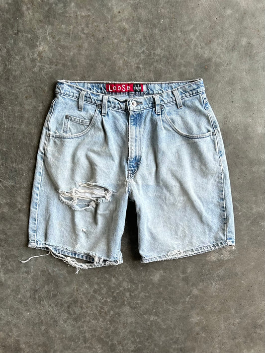 Vintage Levi’s SilverTab Distressed Denim Shorts - 32