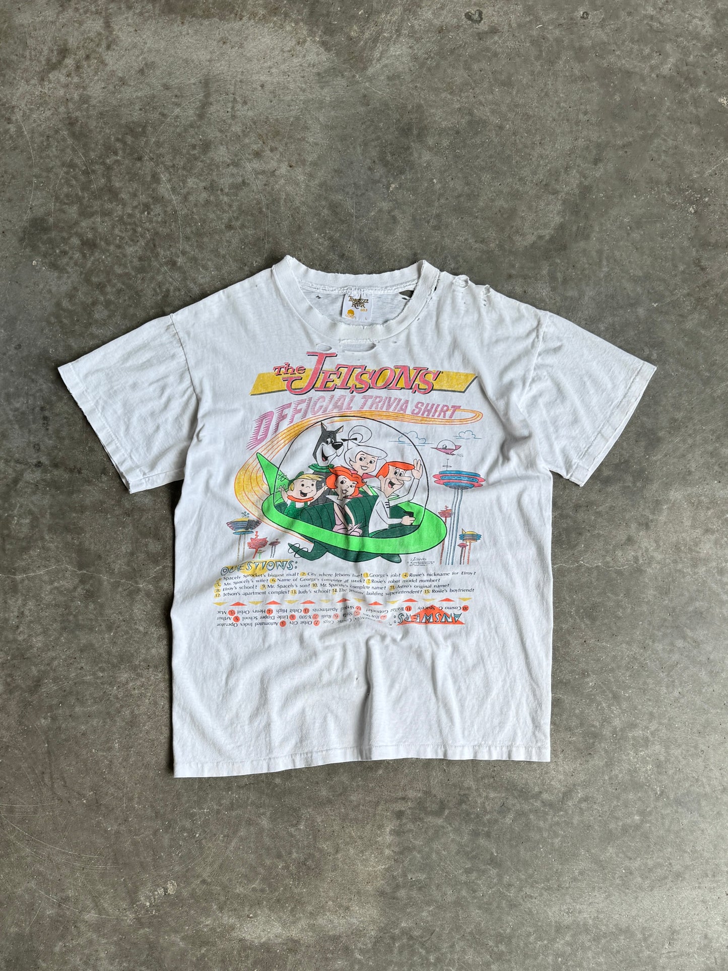 Vintage The Jetson's Cartoon Shirt - L