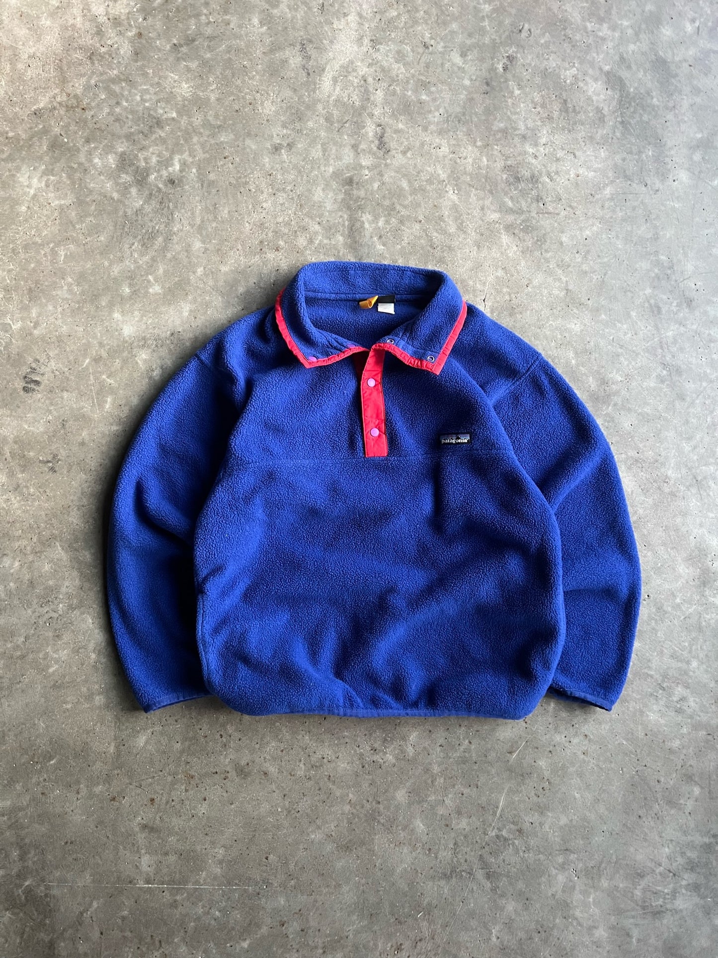 Vintage Blue Patagonia Tsnap Fleece - YXL