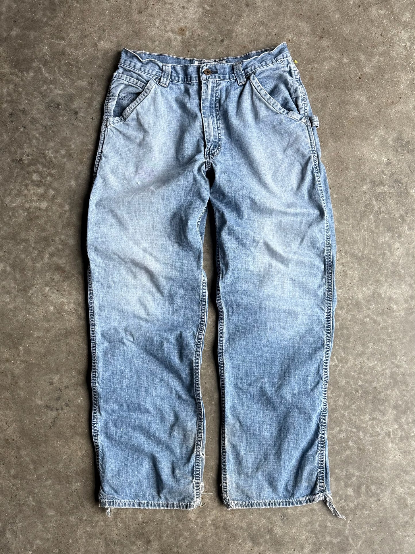 Vintage Old Navy Light Wash Denim Carpenter Pants - 30