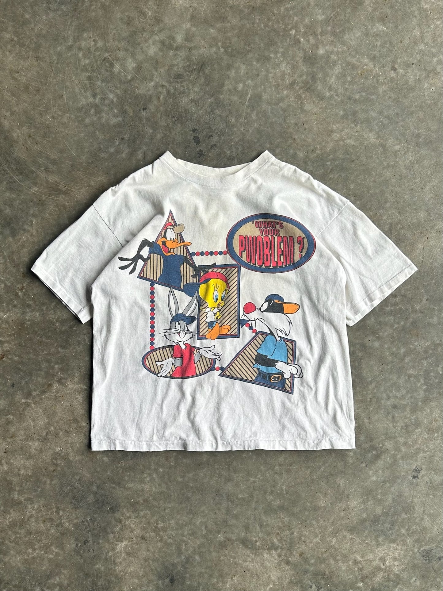 Vintage Looney Tunes ‘What’s Your Pwoblem’ Tee - XL