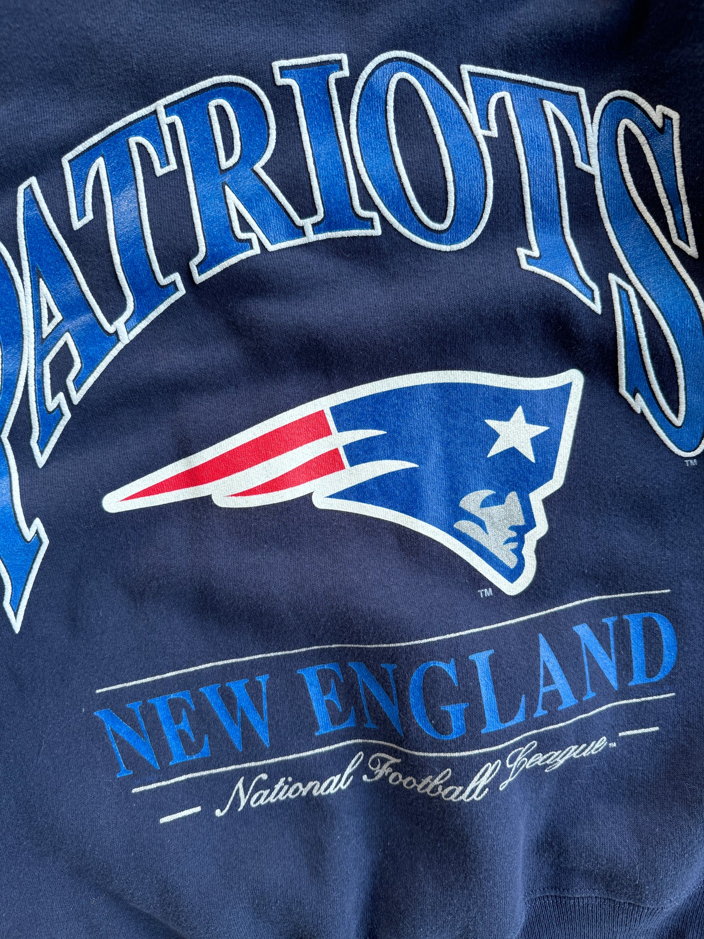 Vintage New England Patriots Crew - M