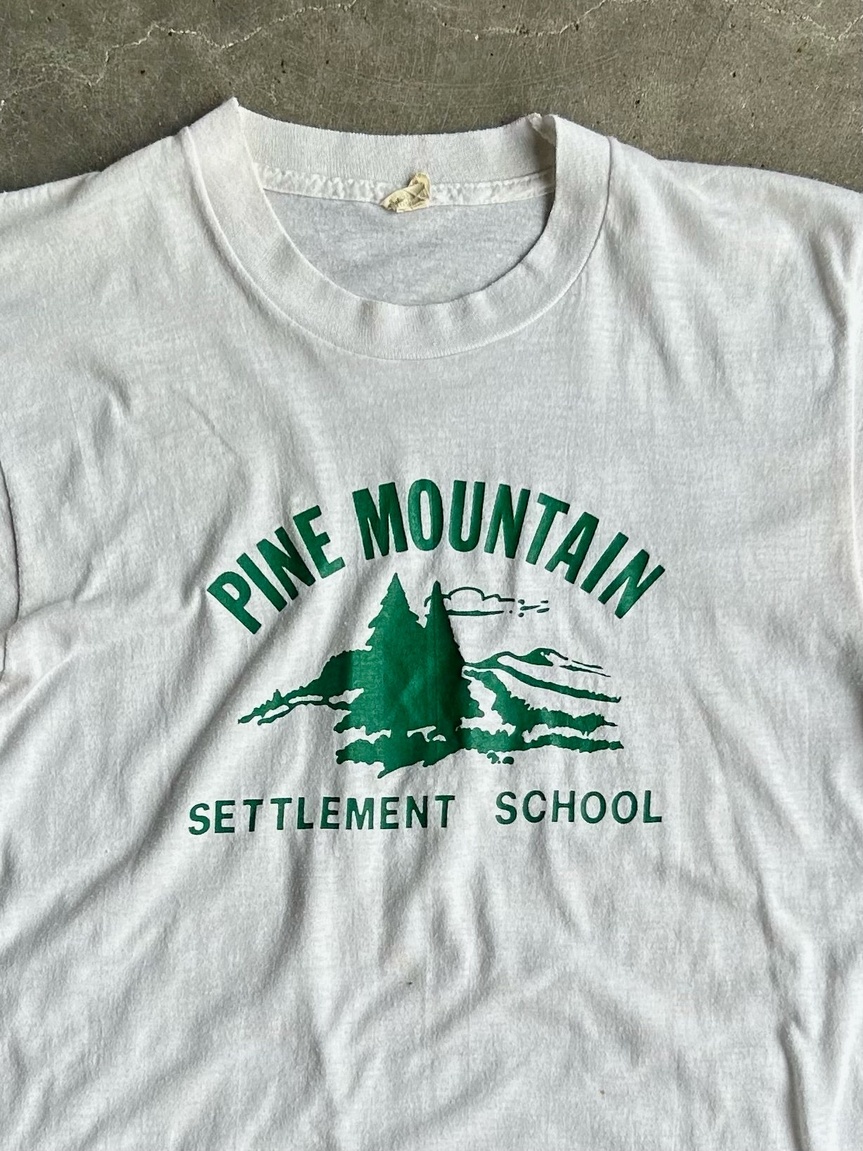 True Vintage Single Stitch Pine Mountain Tee - M