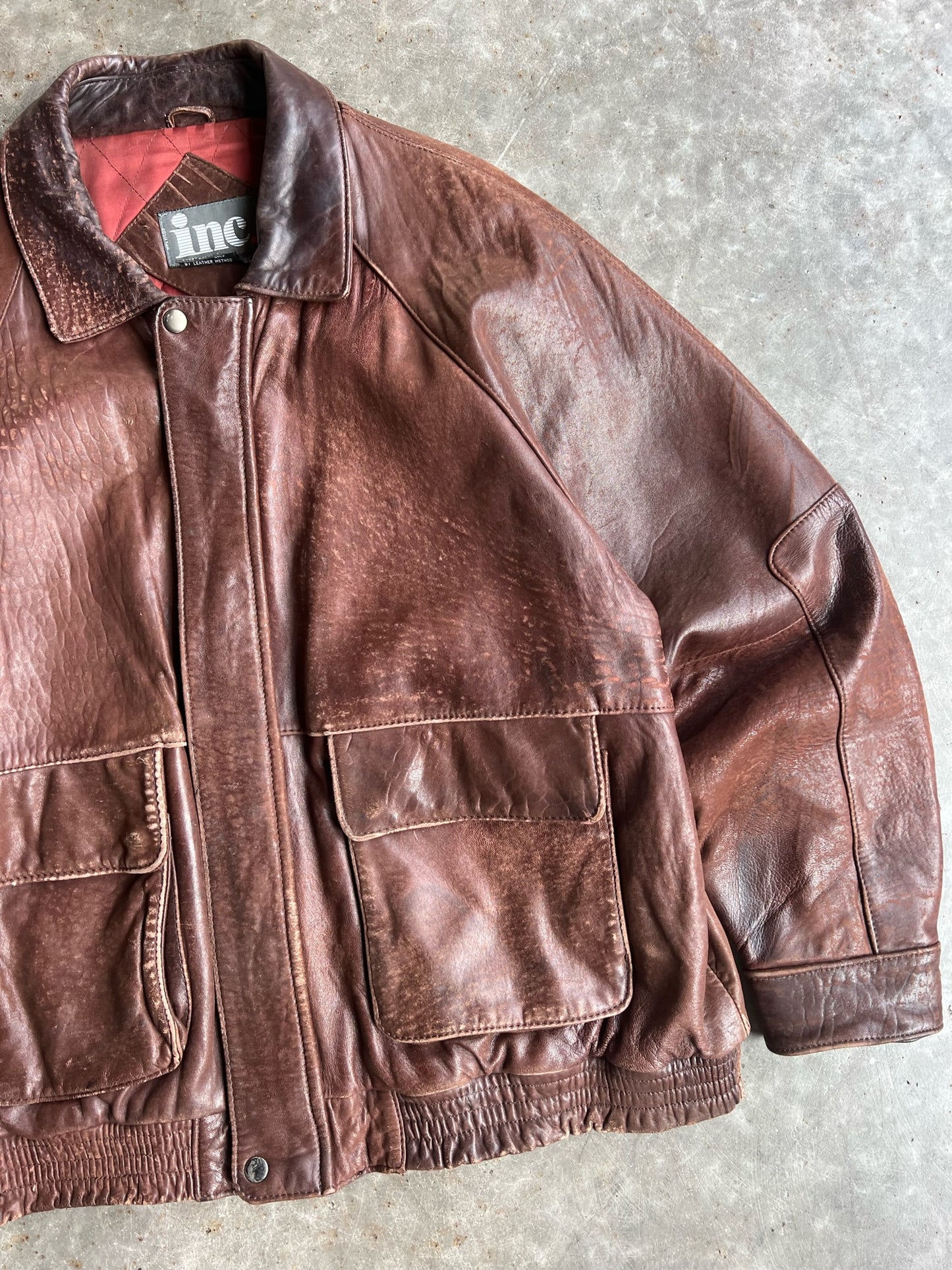 Vintage Inc Leather Jacket - XL