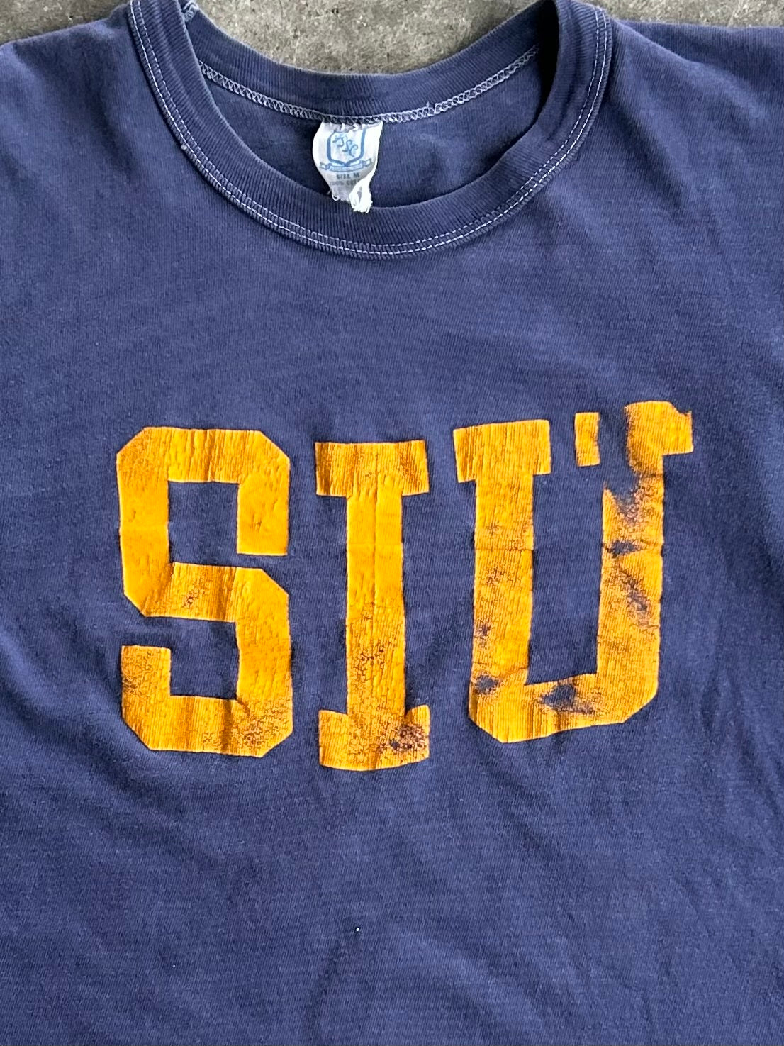 Vintage Faded SIU Tee - M