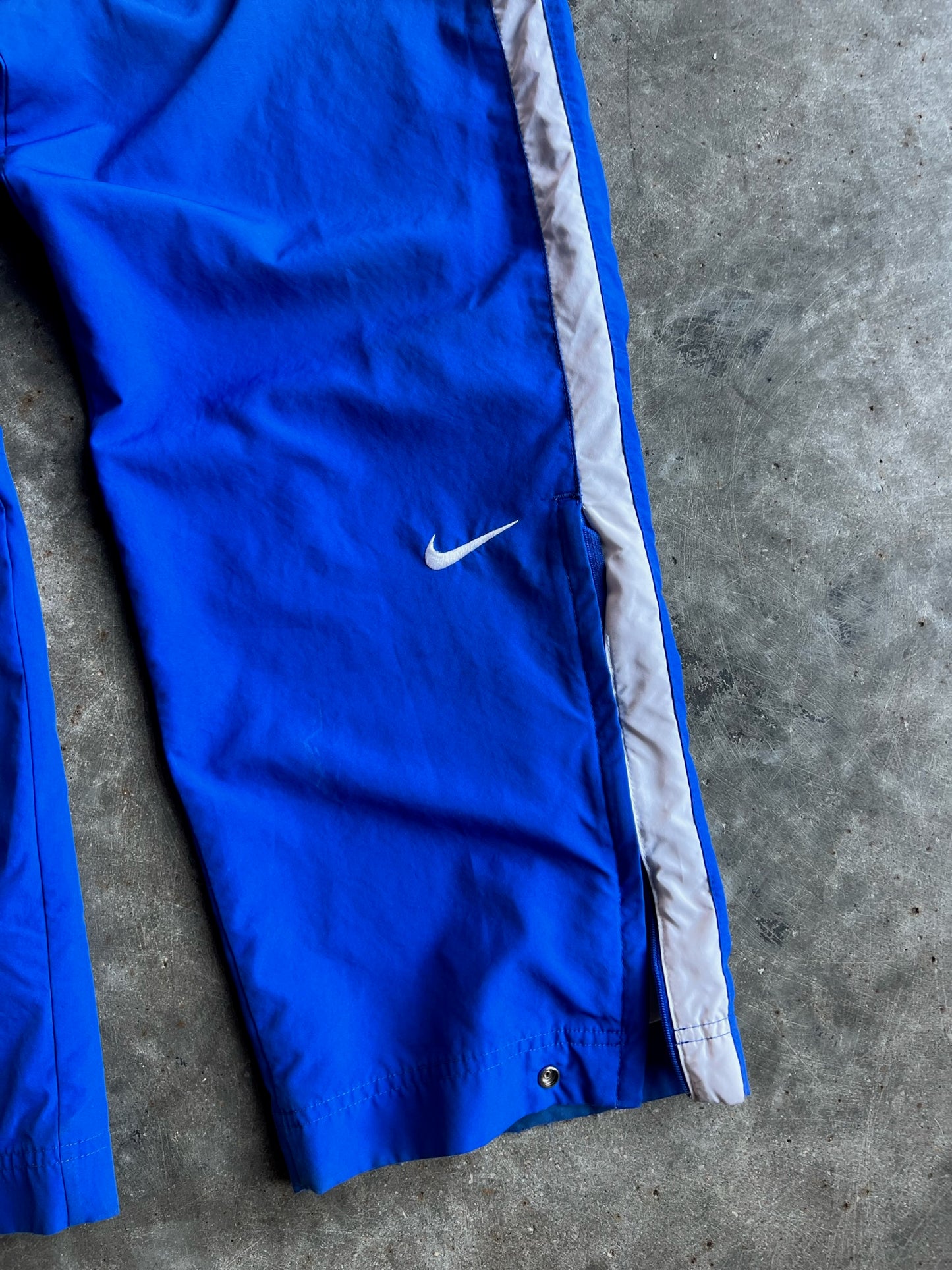 Vintage Blue Nike Track Pants - M