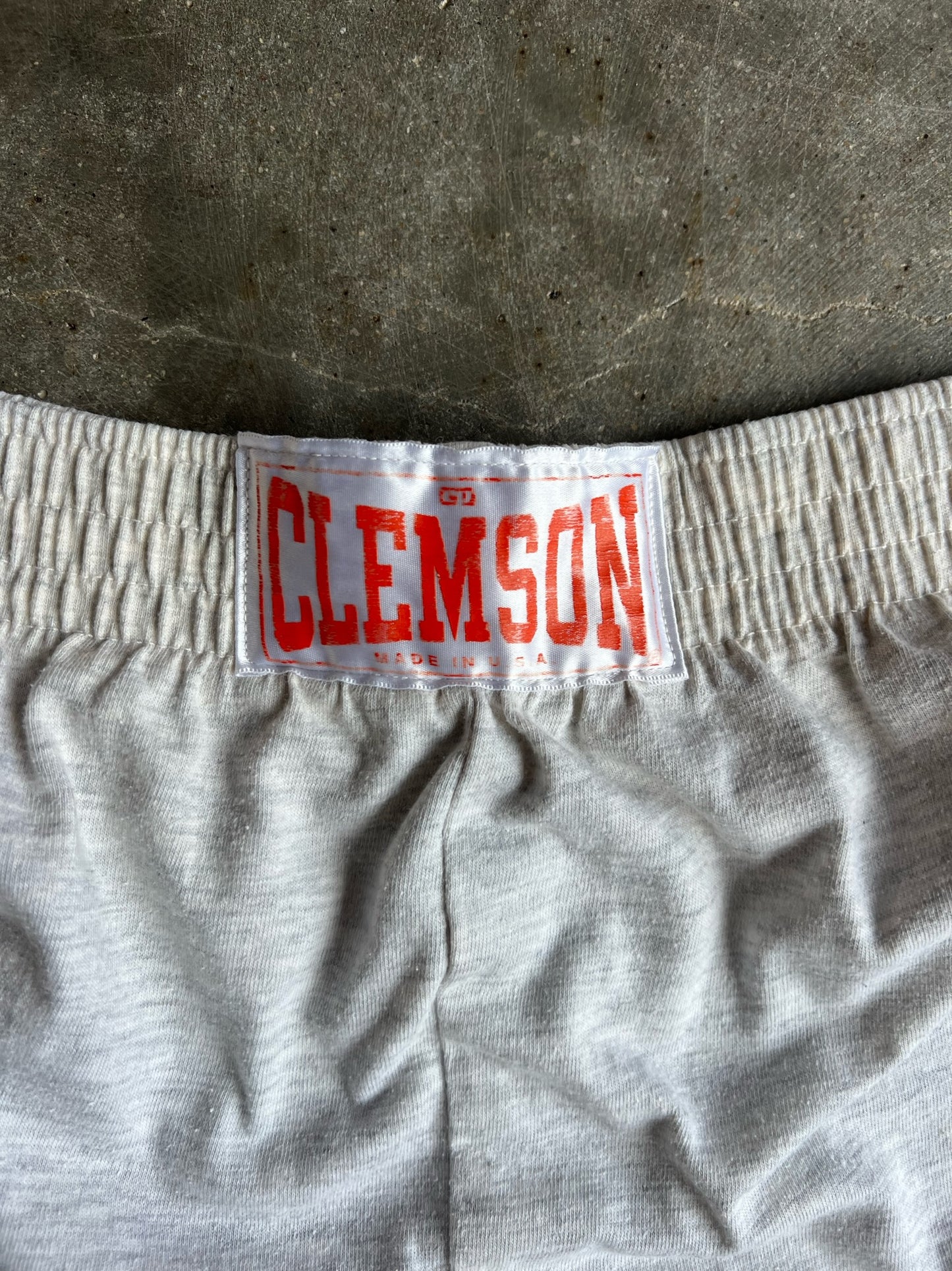 Vintage Clemson University Grey Shorts - XL