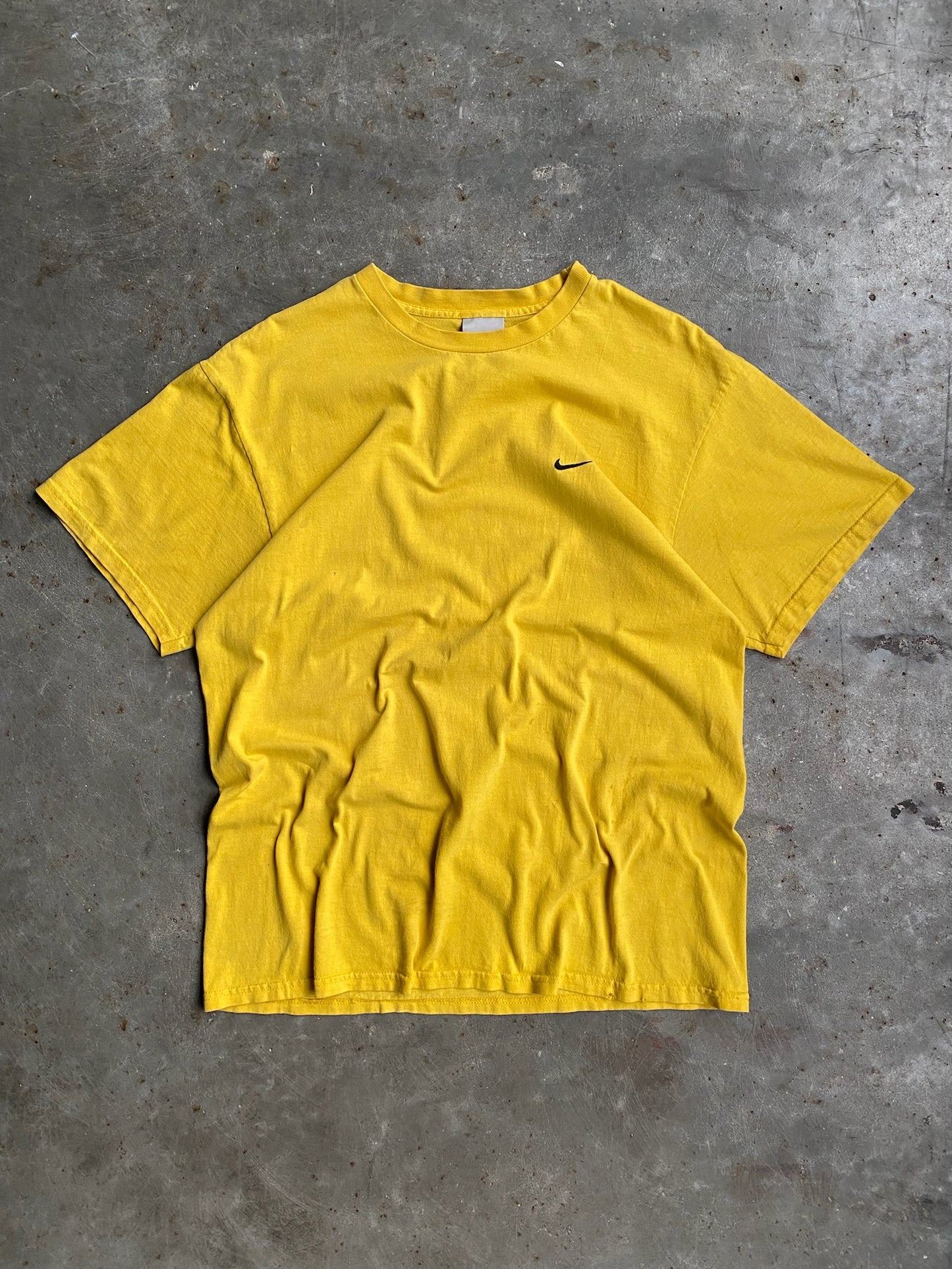 Vintage Y2K Nike Yellow Shirt - L