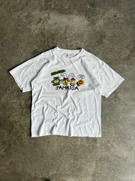 Vintage White Rasta Park Jamaica Shirt - L