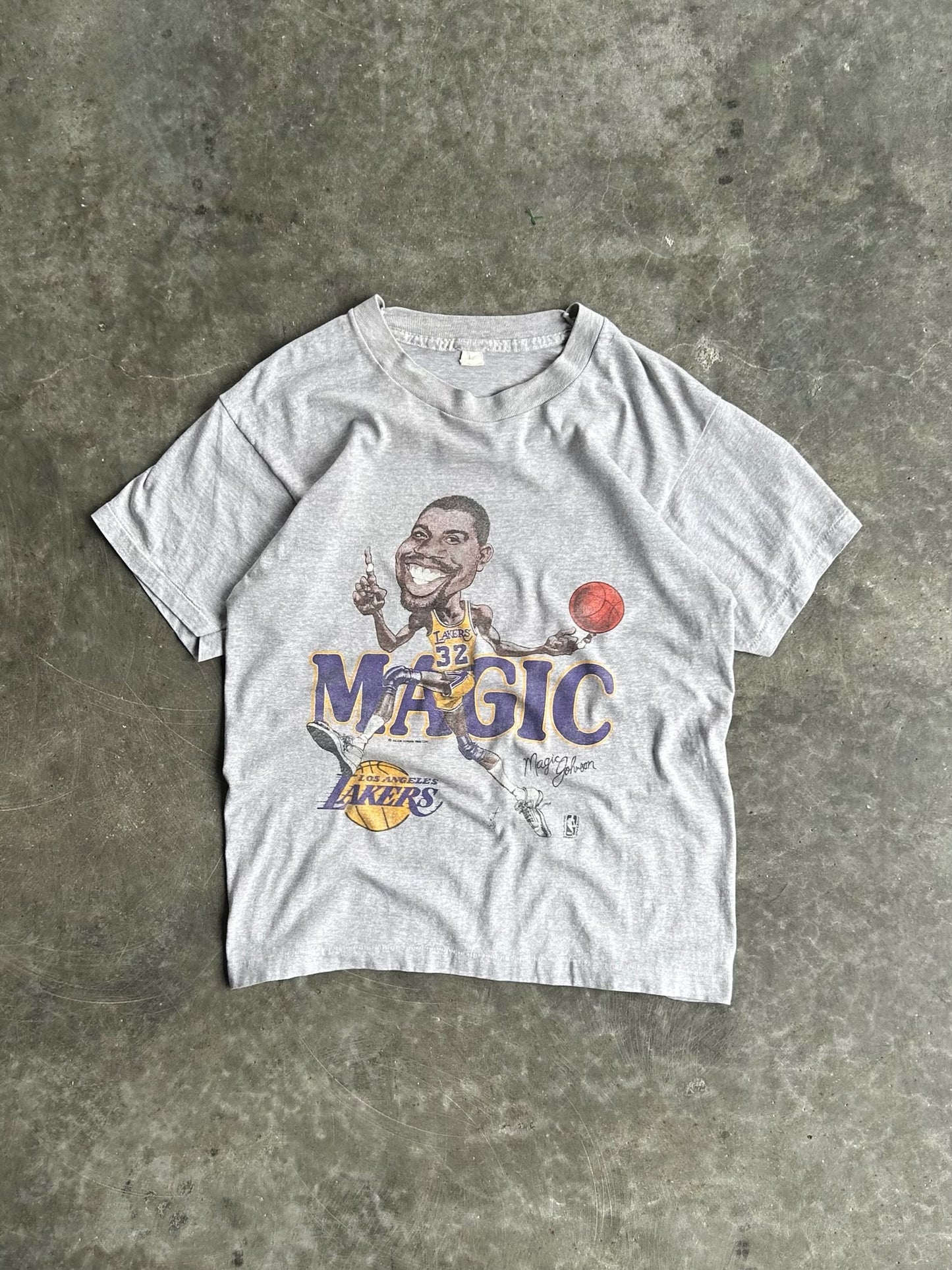 Vintage Los Angeles Lakers Magic Johnson Tee - M