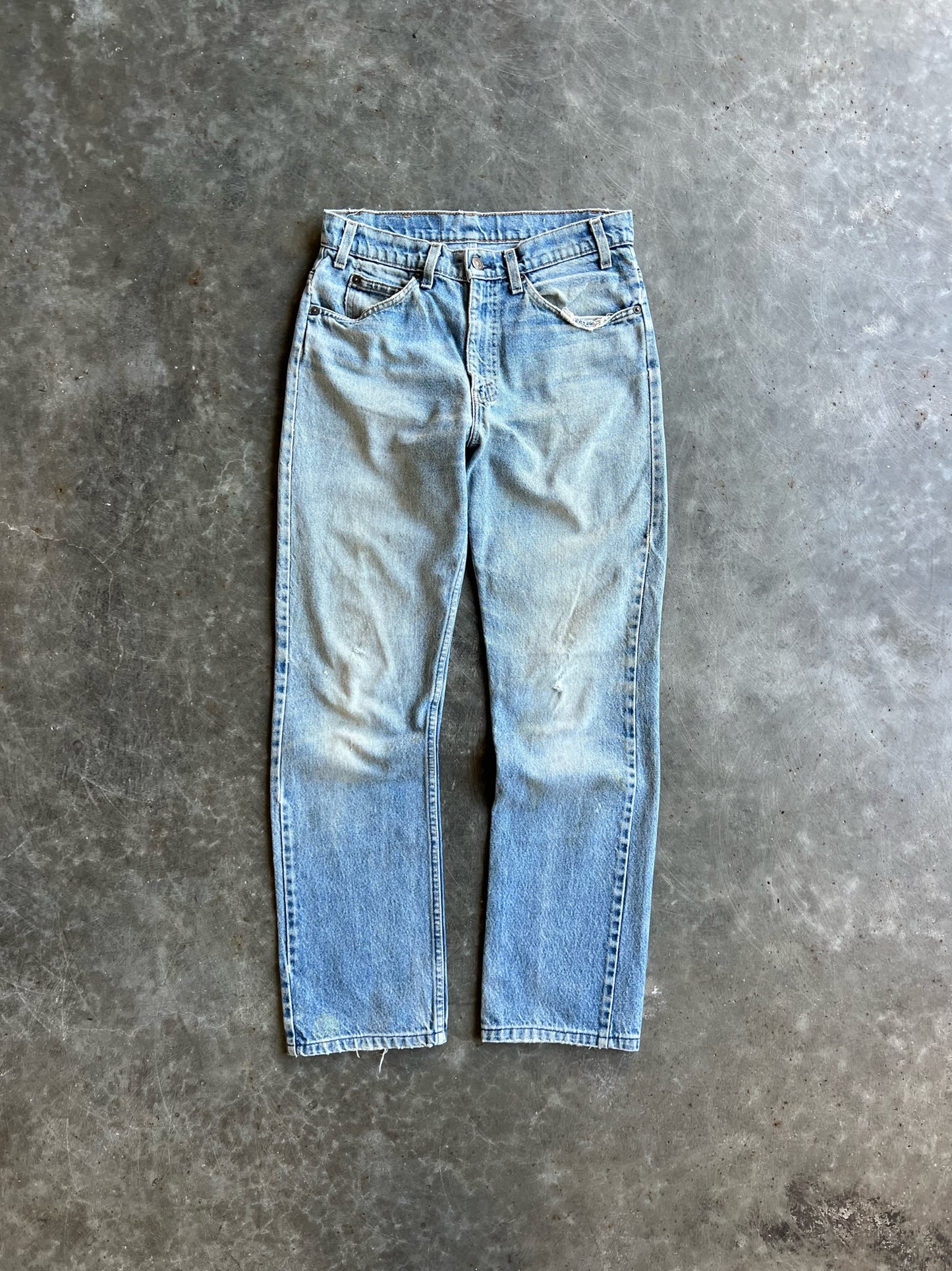 Vintage Light Wash Levi's Straight Leg Pants - 30