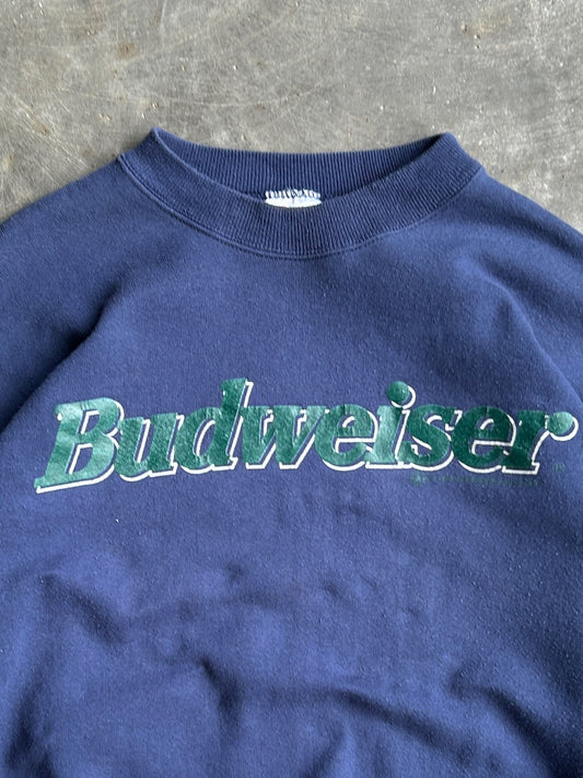 Vintage Navy Budweiser Crew - M