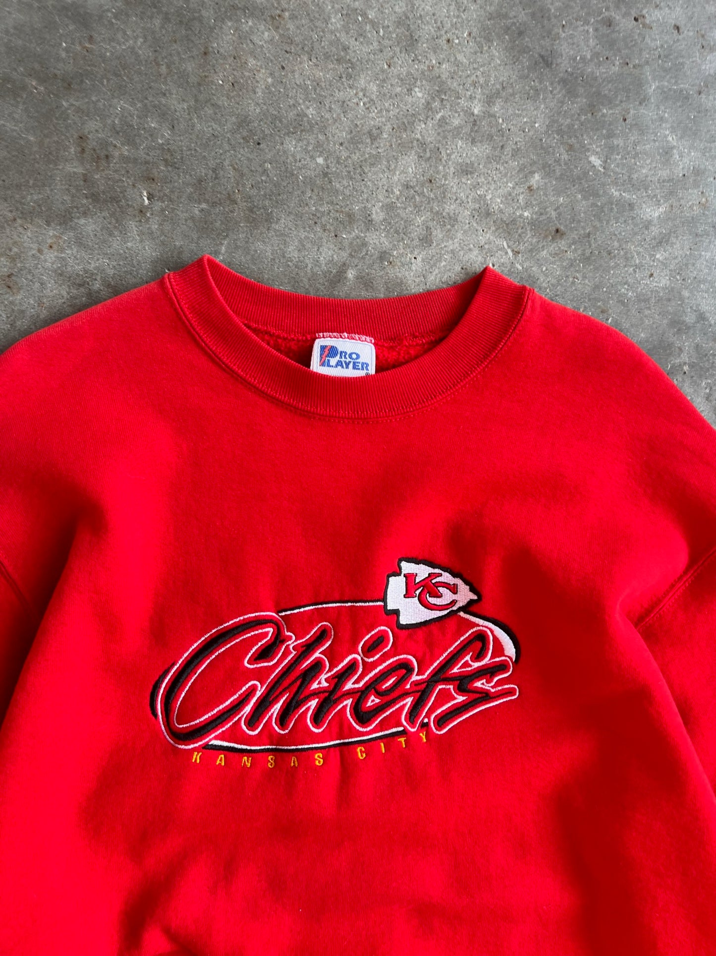 Vintage Kansas City Chiefs Crew - L