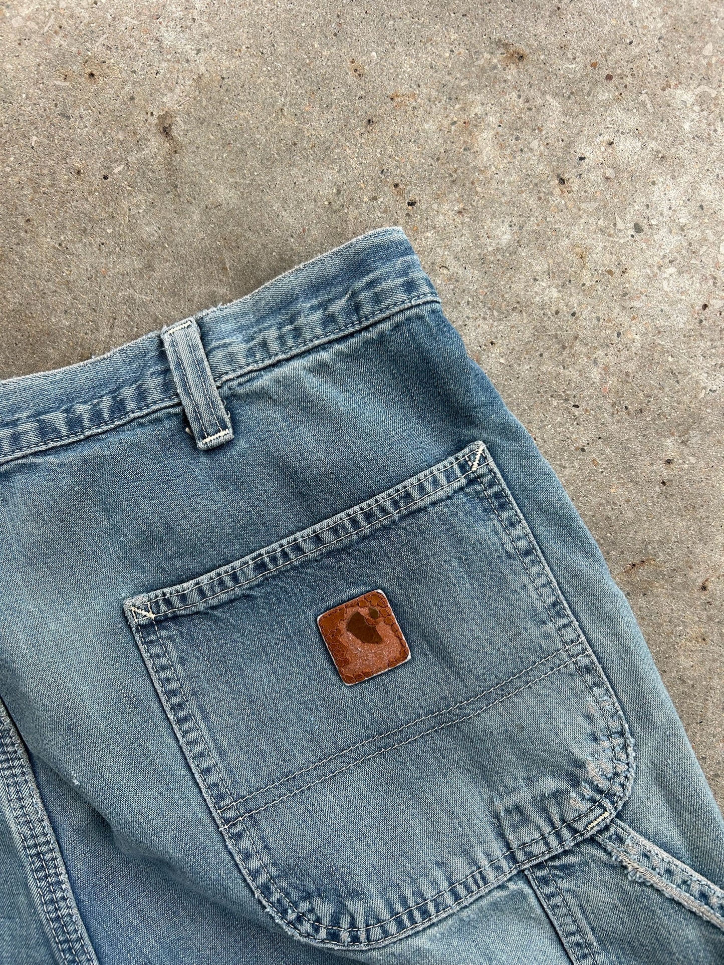 Vintage Distressed Carhartt Denim Pants - 36