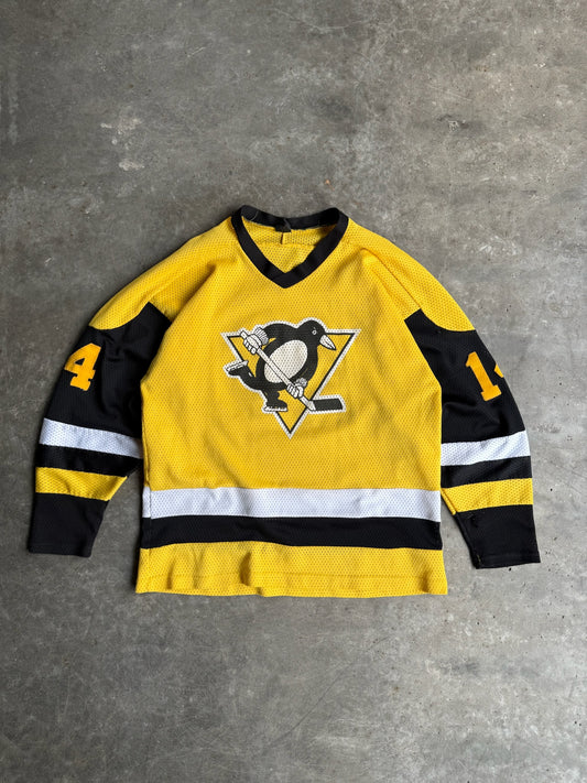 Yellow NHL Penguins Hockey Jersey - XL