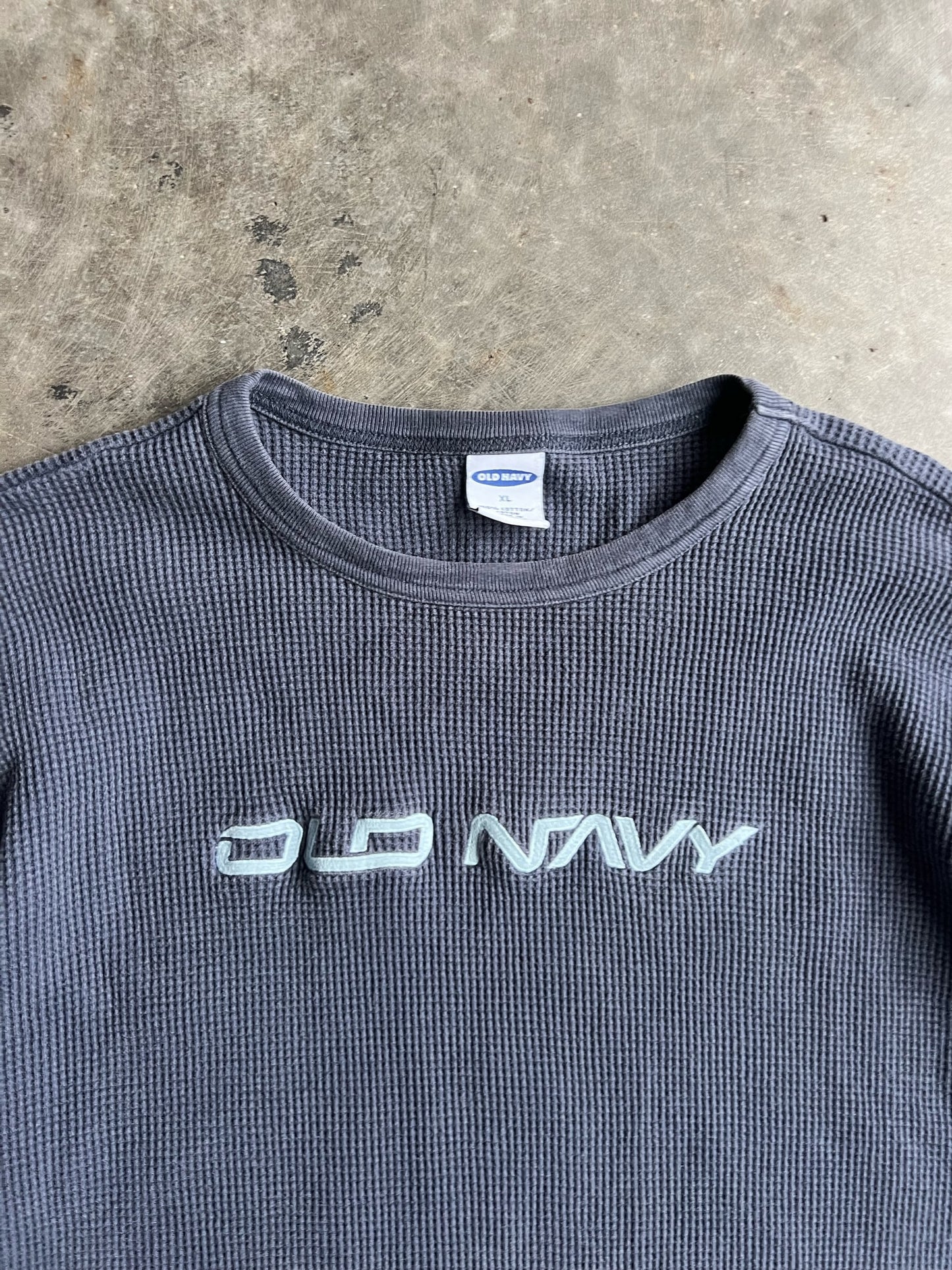 Vintage Navy Old Navy Thermal - XL