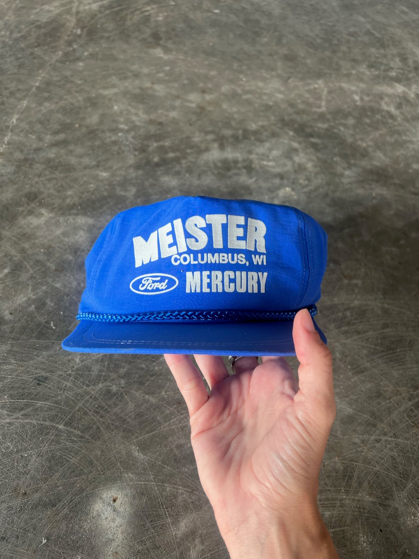 Vintage Meister Mercury Ford Snap Back Hat