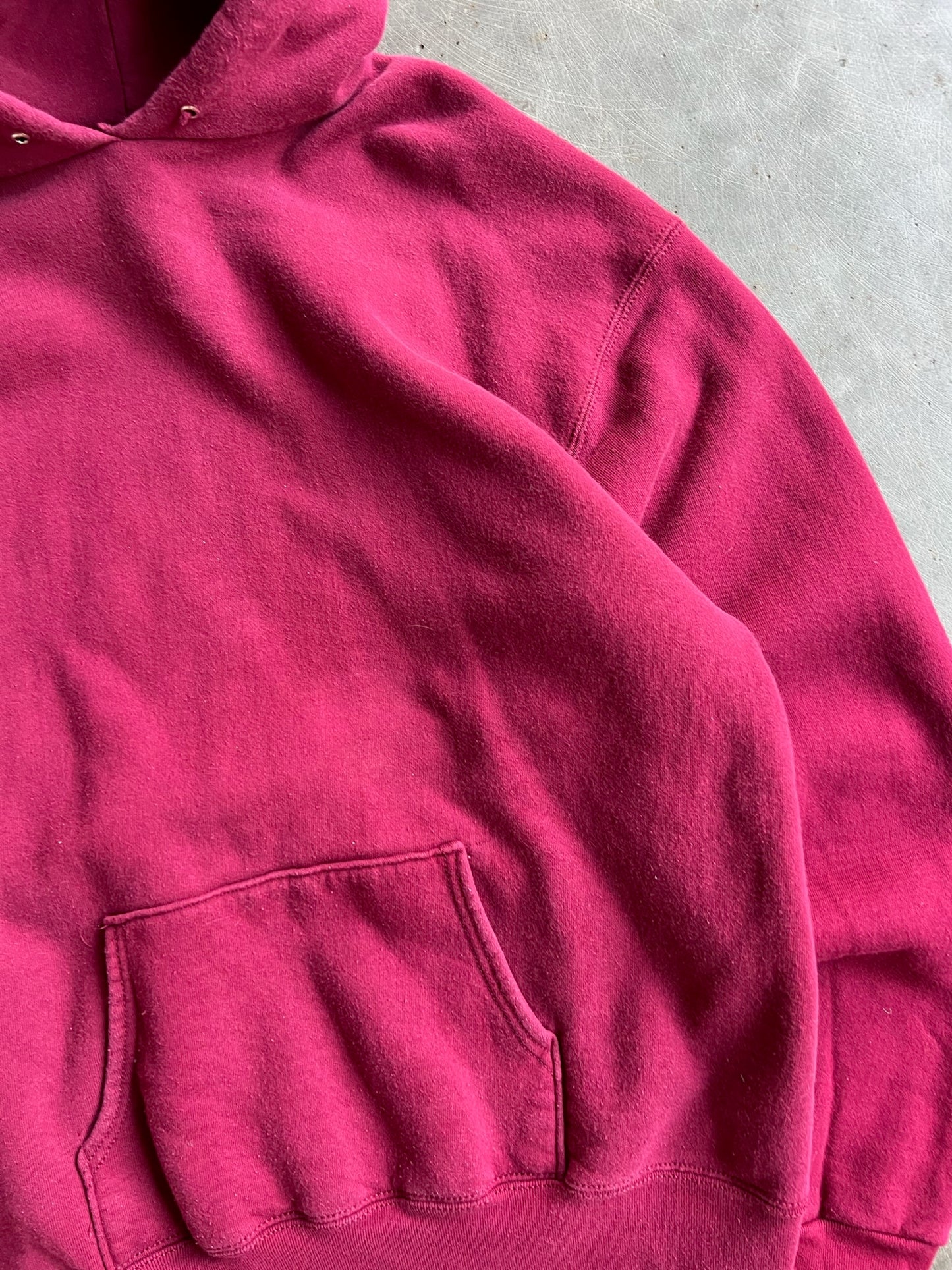 Vintage Magenta Blank Hoodie - XL