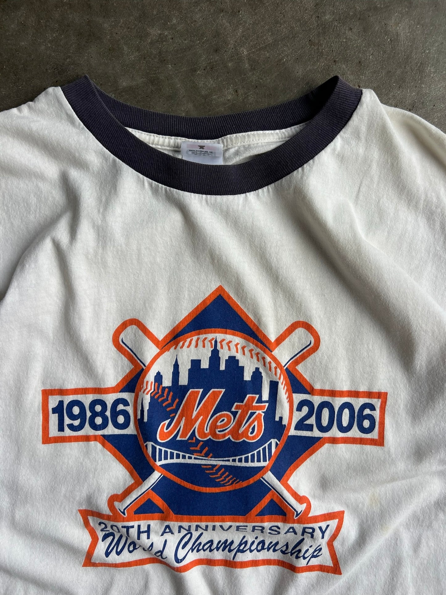 Vintage NY Mets 20th Anniversary World Championship Shirt - XL