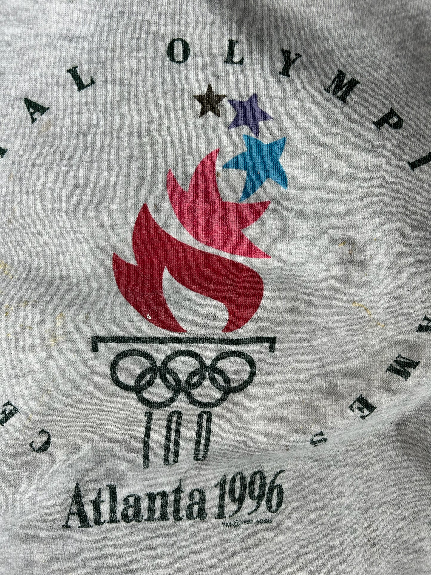 Vintage Atlanta 1996 Olympics Crew - L