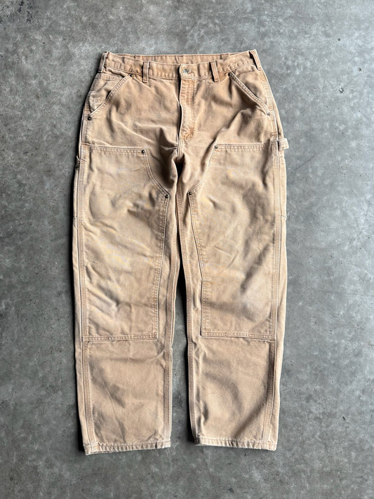 Vintage Tan Carhartt Double Knee Pants - 31