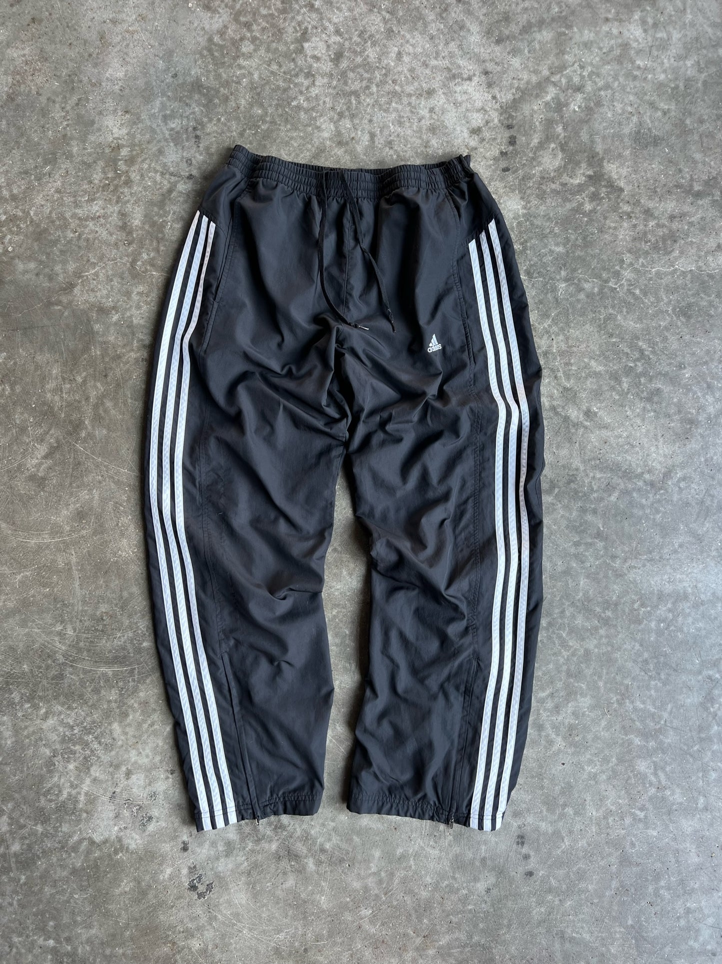 Black Adidas Track Pants - M