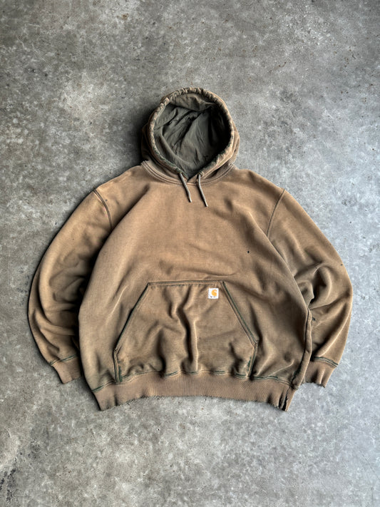 Vintage Faded Carhartt Hoodie - XXL