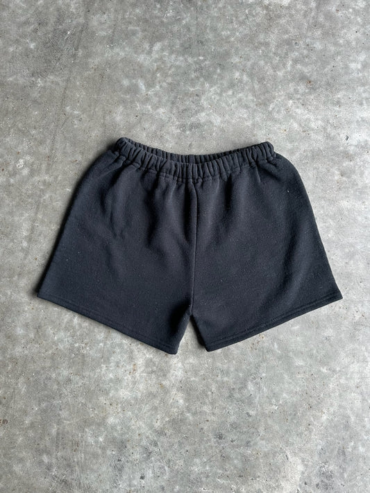 Vintage Reworked Black Russell Shorts - M