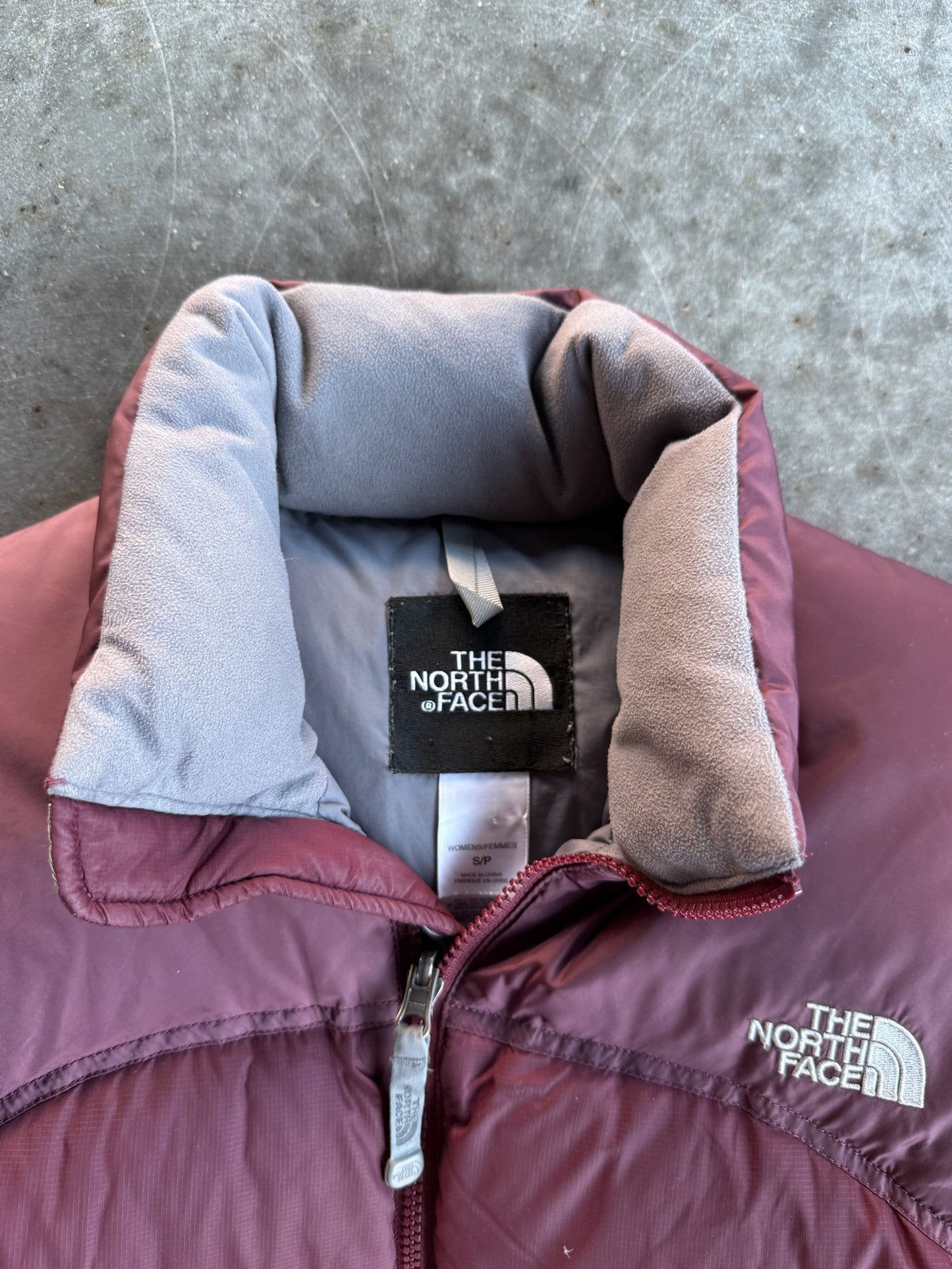 Vintage Plum North Face Puffer Jacket - S