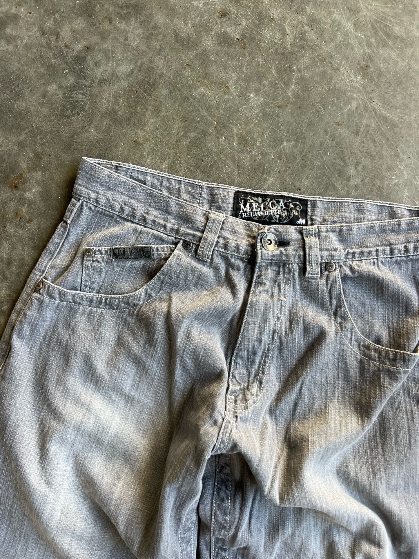 Vintage Faded Grey Mecca Pants - 34