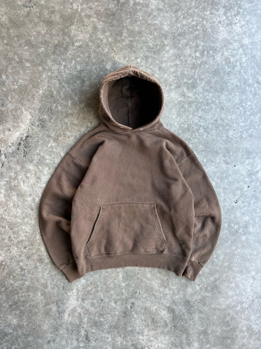 Vintage Brown Hoodie - XS