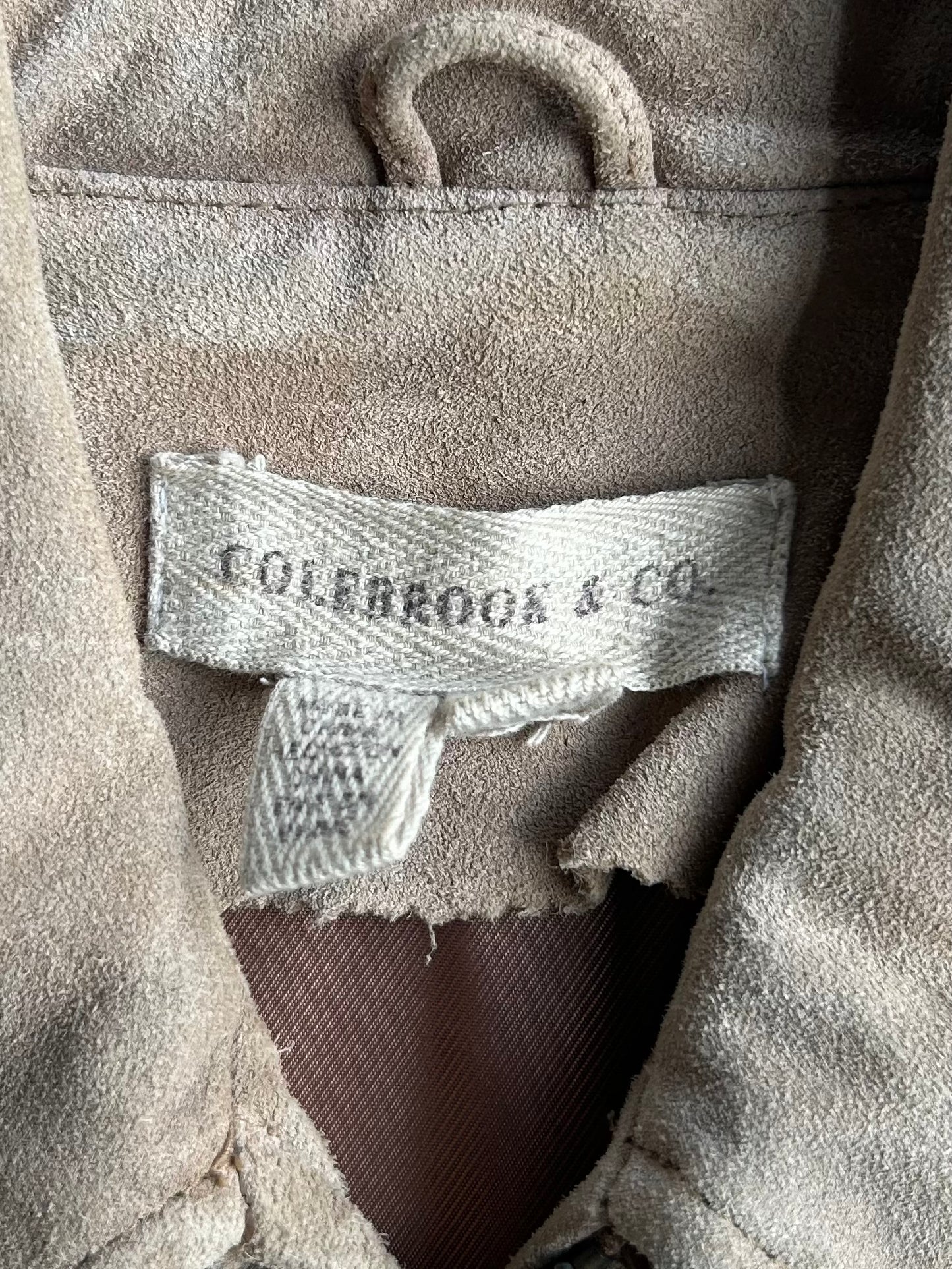 Vintage Colebrook & Co. Suede Jacket - L