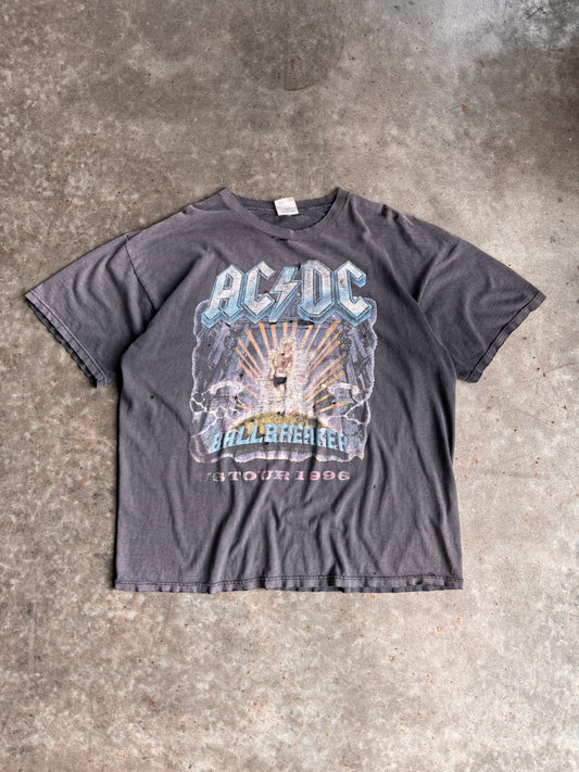 Vintage Thrashed AC/DC Band Shirt - XL