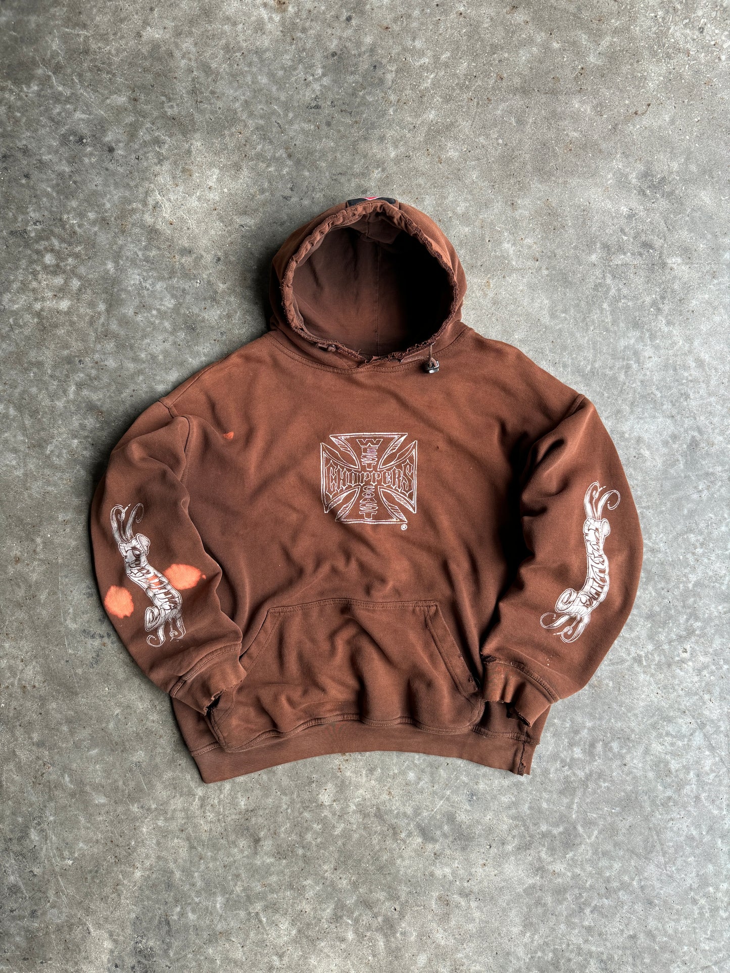 Vintage West Coast Chopper Hoodie - L