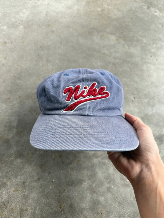 Vintage Faded Navy Nike Adjustable Hat