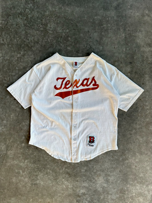 Vintage Texas Baseball Canvas Jersey - L