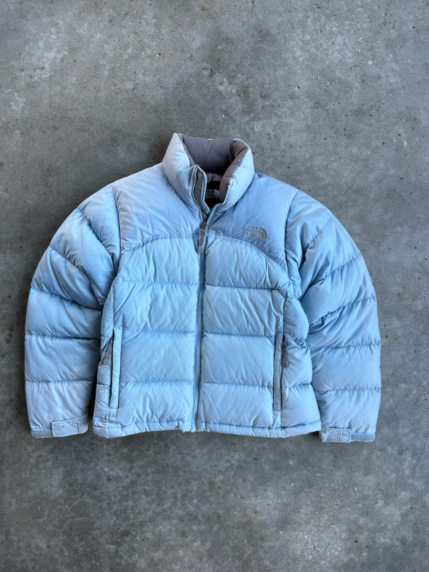 Vintage Baby Blue North Face Puffer Jacket - S