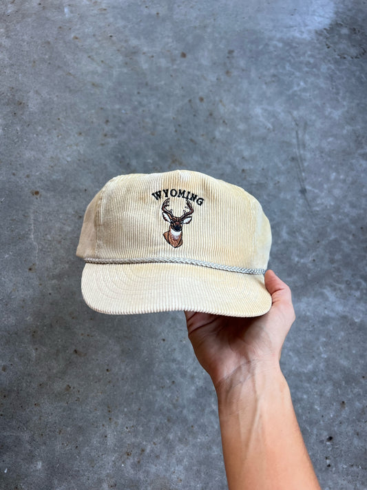 Vintage Corduroy Wyoming Snap Back Hat