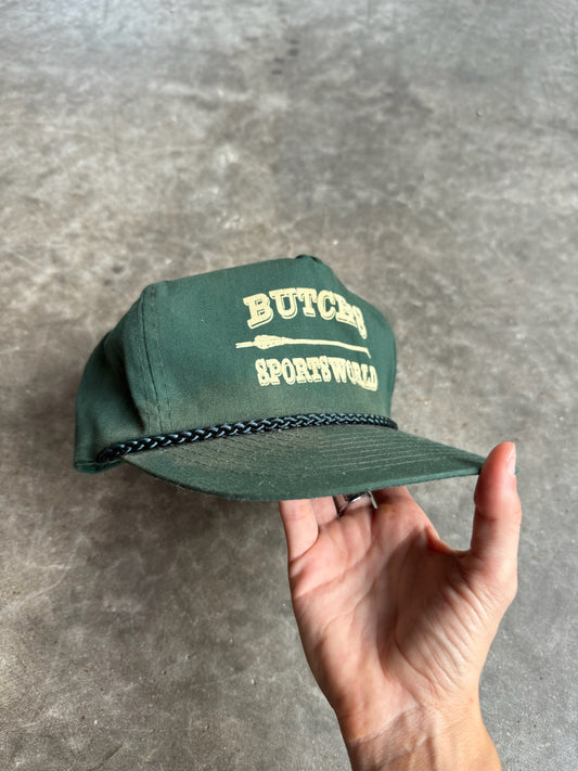 Vintage Butch’s Sportsworld Snapback Hat