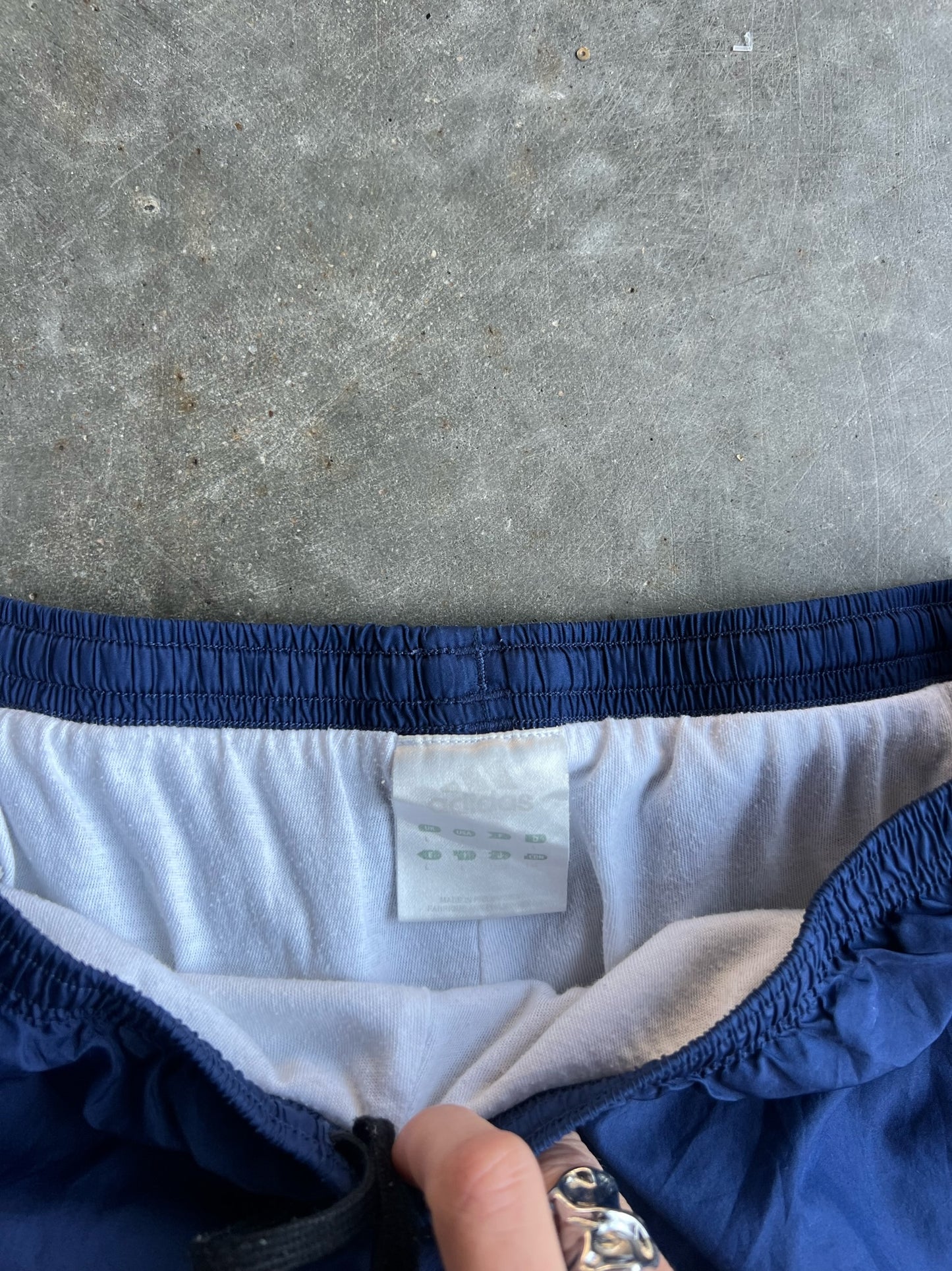 Vintage Blue Adidas Track Pants - L