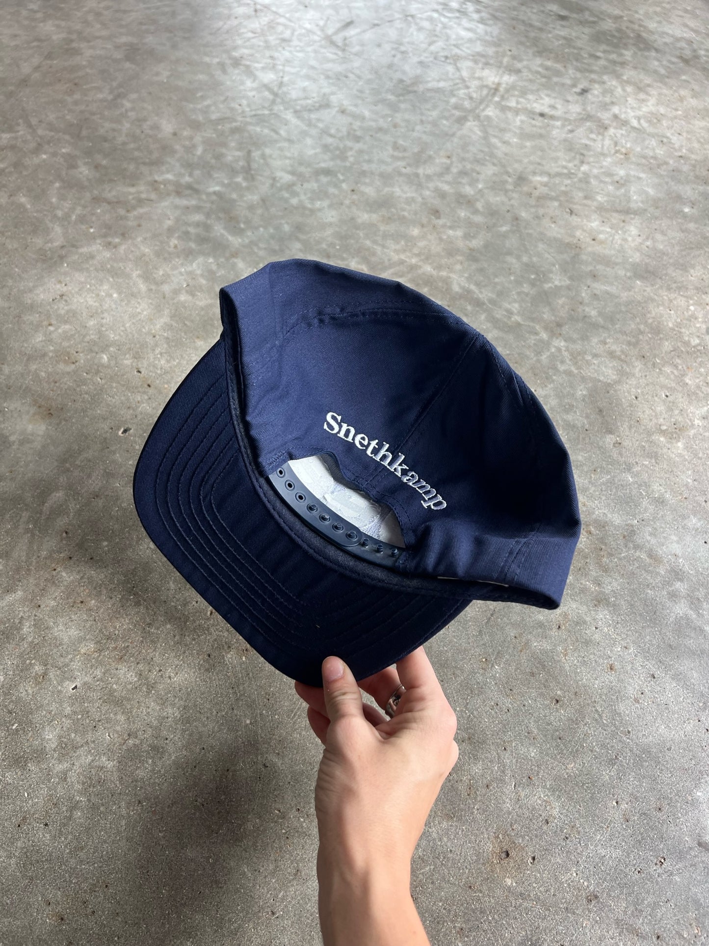 Vintage Navy Jeep Snapback Hat