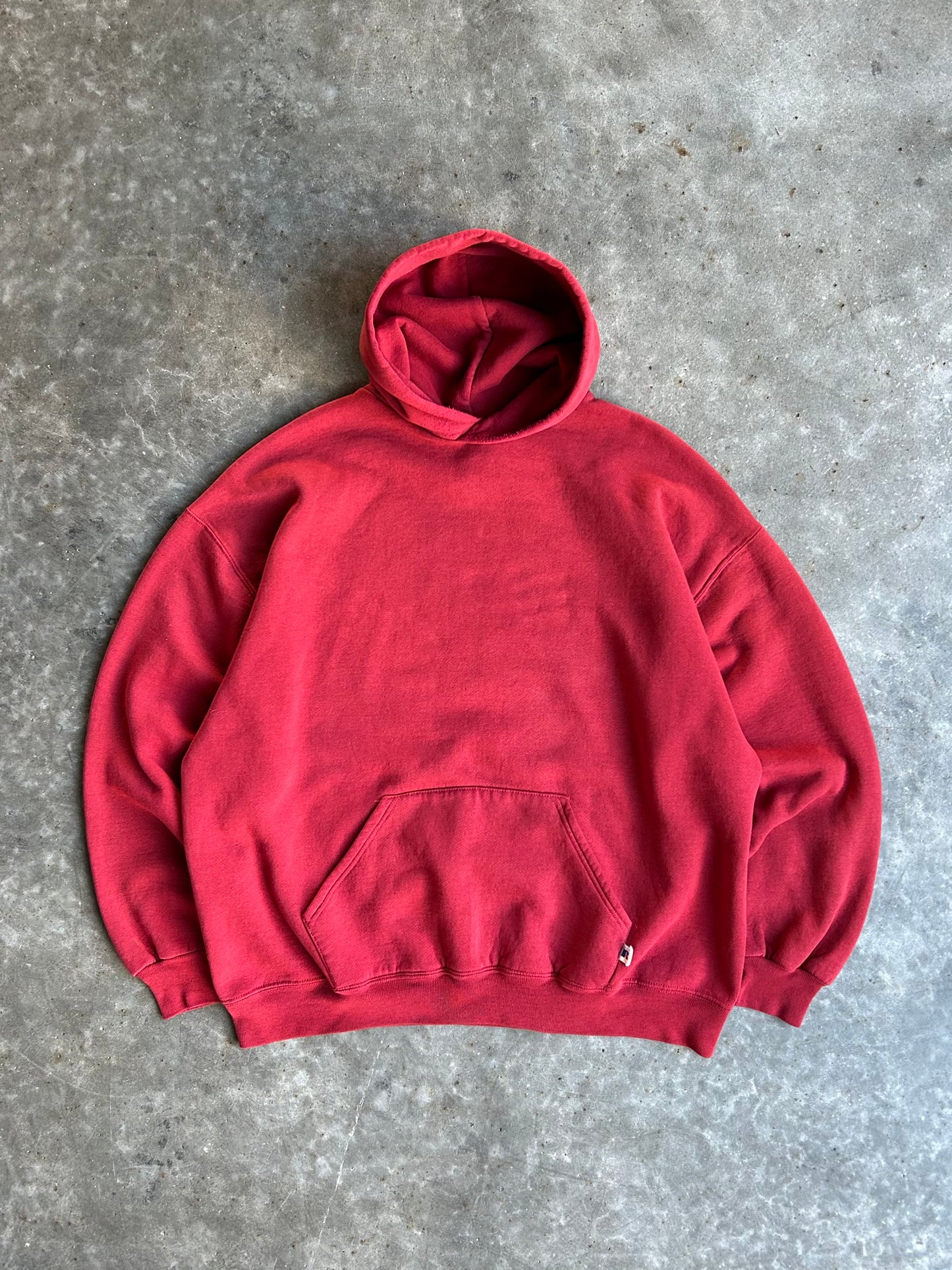 Vintage Red Russell Athletic Hoodie - XXL