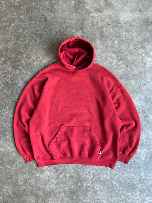 Vintage Red Russell Athletic Hoodie - XXL